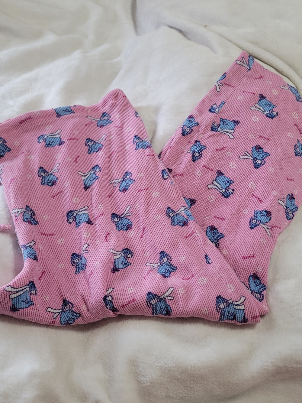 Vintage Disney Store Eeyore Pajama Pants Drawstring Size XL Winnie The Pooh